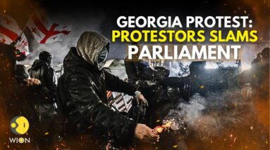 Georgia Protest LIVE: Violent Protest Erupts Again in Tibilisi | Protestor Throw Fireworks | WION