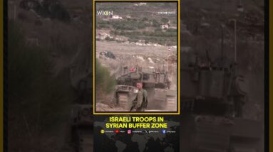 Israeli Troops Operate In Buffer Zone With Syria | WION Shorts