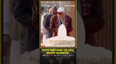 PM Modi Pays Tribute To Former PM Atal Bihari Vajpayee On His 100th Birth Anniversary | WION Shorts