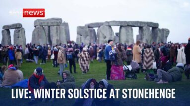 Ceremony takes place at Stonehenge to mark winter solstice 2024 - watch live