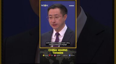 China Warns Taiwan 'Seeking Independence With Help of US Will Inevitably Hit A Wall' | WION Shorts