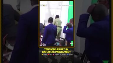 Tensions Erupt In Bahamas Parliament As MP Hurls Mace Out Window | WION Shorts