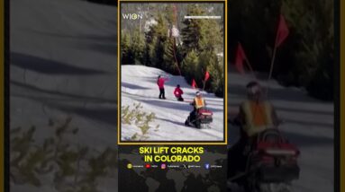 Over 150 Rescued After Ski Lift Cracks In Colorado | WION Shorts