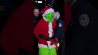 Police stop 'Grinch' from stealing Christmas spirit