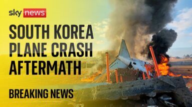 Watch live: Plane crash aftermath in South Korea - at least 174 killed and dozens more presumed dead