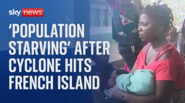 Rescue workers search Mayotte for survivors as islanders 'starving' amid food shortages