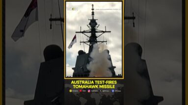 Australian Warship Test-fires US Tomahawk Missile With Range of 2,500 Kilometers | WION Shorts