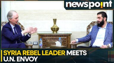 Syria Rebel Leader Meets Visiting UN Envoy in Damascus | WION Newspoint