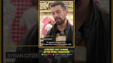 Syrians Visit Sayeda Zainab Shrine After Rebel Takeover | WION Shorts