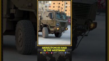 Israeli Forces Raid In The Westbank After Killing 4 Palestinians In An Air Strike | WION Shorts