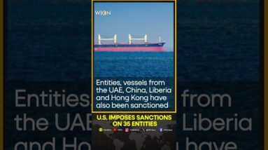 US Imposes Sanctions On 35 Entities, Vessels For Transporting Iranian Oils | WION Shorts