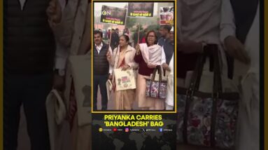 Priyanka Gandhi Carries Tote Bag With ‘Bangladesh’ Message To Parliament, Day After Palestine Bag