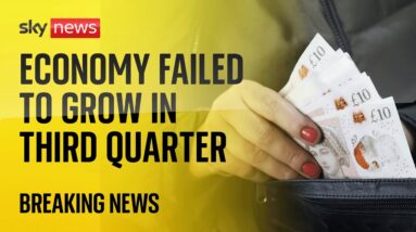 UK economy showed no growth in last quarter, revised figures show