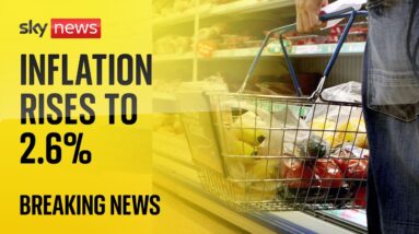 UK inflation rises again to 2.6%