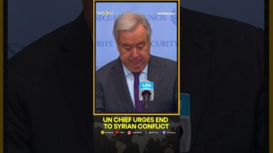 UN Chief Antonio Guterres Urges End to Bloodshed in Syria | WION Shorts