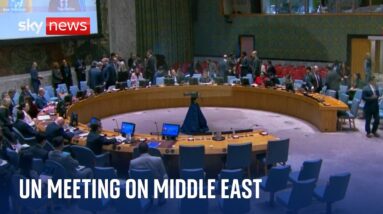 UN Security Council meet discuss the situation in the Middle East