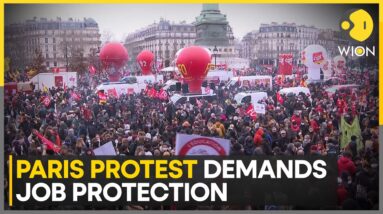 Thousands March Against Job Cuts and Outsourcing in Paris | World News | WION