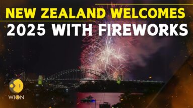 New Zealand New Year: New Zealand Ushers In New Year With Fireworks Display | Welcomes 2025 | WION