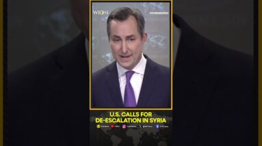 United States Wants 'Political Process' to End Syrian Civil War: State Dept | WION Shorts