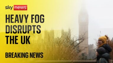 Watch live: UK shrouded in fog and low cloud ahead of New Year's Eve