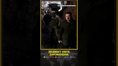 Zelensky Visits Zaporizhzhia Front In Southeastern Ukraine | WION Shorts