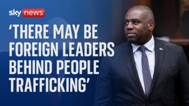 Watch live: David Lammy unveils "world first" sanctions regime targeting people smuggling gangs