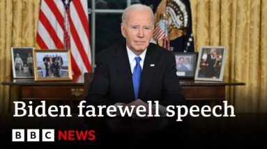 President Joe Biden warns of “dangerous” oligarchy taking shape in farewell speech | BBC News