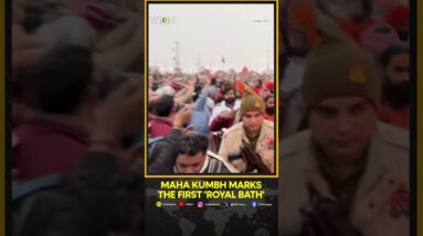 India's Maha Kumbh 2025 Marks First 'Royal Bath' With Ascetics' Holy Dip | WION Shorts