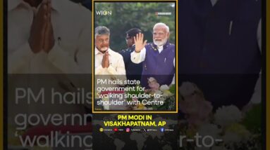 PM Modi Holds Roadshow With CM Chandrababu Naidu And Pawan Kalyan In Vizag | WION Shorts