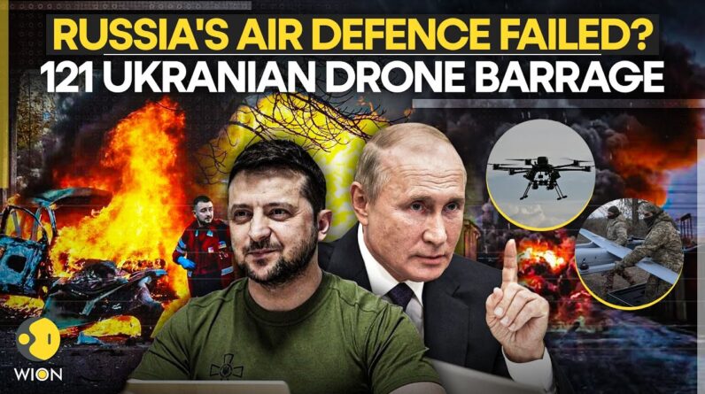 Russia Ukraine War: Putin's Air Defence Struggles As Zelensky's 121 Drone Barrage Burns Ryazan |LIVE