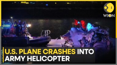 Washington Plane Crash: American Airlines Plane With 64 Aboard Crashes Into Potomac River | WION