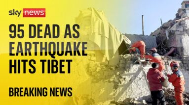 At least 95 dead after earthquake hits Tibet region