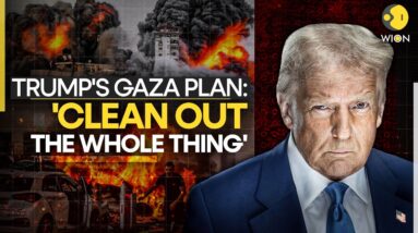 Trump Calls For 'Ethnic Cleansing' Of Palestinians From Gaza, Receives Backlash | WION Originals