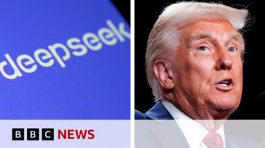 DeepSeek a 'wake-up call' for US tech firms, Donald Trump says | BBC News