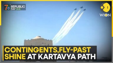 Republic Day 2025: Flower Petals Showered From IAF's Choppers At Kartavya Path | World News | WION