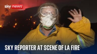 Los Angeles wildfires: 'A long and very scary night coming up for LA residents'