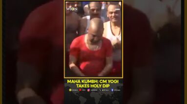 India: UP CM Yogi Adityanath Takes Holy Dip in Triveni Sangam at Maha Kumbh, Prayagraj | WION Shorts