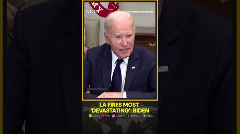 Biden Says LA Fires Most 'Devastating' In California's History | WION Shorts