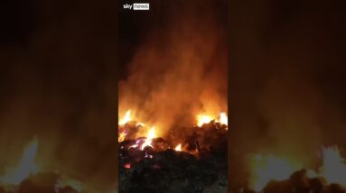 Inside a burned down LA home