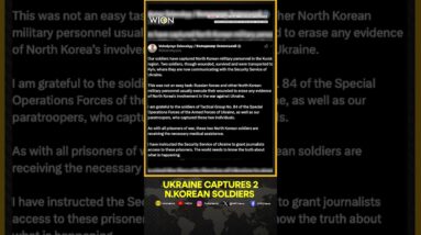 Russia Ukraine War: Video Released By Ukraine Shows Two N.Korean Soldiers Held Captive | WION Shorts