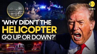 Washington DC Plane Crash LIVE: Trump Lashes Out At Army Over American Airlines Deadly Crash | WION