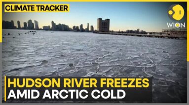 Ice Blocks Form on Hudson River in New York | WION Climate Tracker | World News