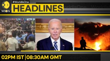 US Wildfires: Biden Cancels Italy Trip | Deadly LA Fires Threaten Hollywood | WION Headlines