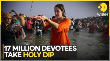 Maha Kumbh: First ‘Amrit Snan’ Held; 17 Million Devotees Take Holy Dip | WION Reports From Prayagraj