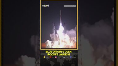 Jeff Bezos Blue Origin's New Glenn Rocket Blasts Off, Reaches Orbit On First Attempt | WION Shorts