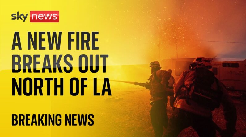 California wildfires: More than 30,000 flee as fire erupts north of Los Angeles