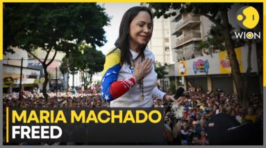 Venezuelan Opposition Leader Maria Machado Arrested and Freed After Leading Caracas Protests | WION