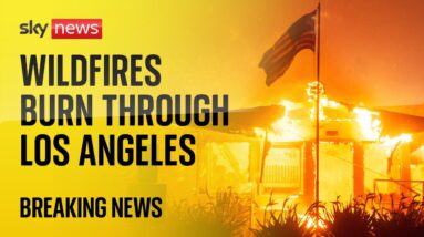 BREAKING: News wildfires break out in the Hollywood Hills as 130,000 are ordered to evacuate