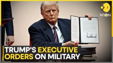 Donald Trump Signs Orders to Reshape US Military, Ban Transgender Troops | World News | WION