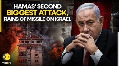 Israel- Hamas War: Hamas' Second Biggest Attack, Rains Of Missile On Israel | WION LIVE